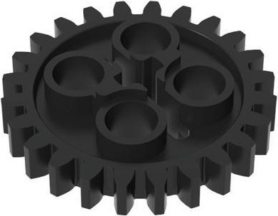 Yiran toy Zahnrad 24 Zähne, 10-teiliges Set, schwarz, Zubehör - Bild 1