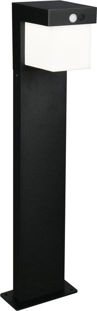 REALITY LEUCHTEN Colombo LED Hybrid Solar Außenwegeleuchte aus Metall, Schwarz matt, Höhe: 50 cm - Bild 1