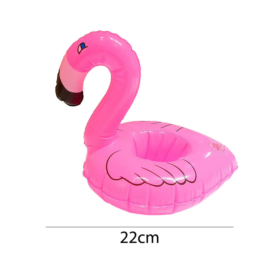 JOCESTYLE Flamingo aufblasbarer Getränkehalter, Pink, PVC - Bild 5