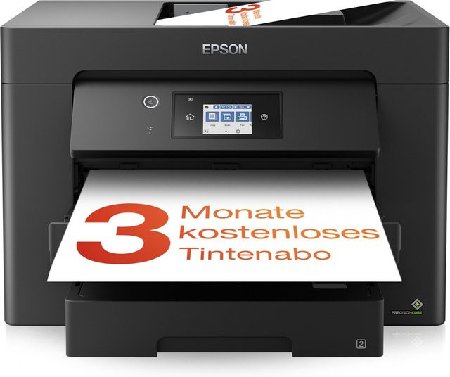 Epson WorkForce WF-7830DTWF Tintenstrahl-Multifunktionsdrucker A3 mit Drucken, Scannen, Kopieren und Faxen in Schwarz und Farbe - Bild 1