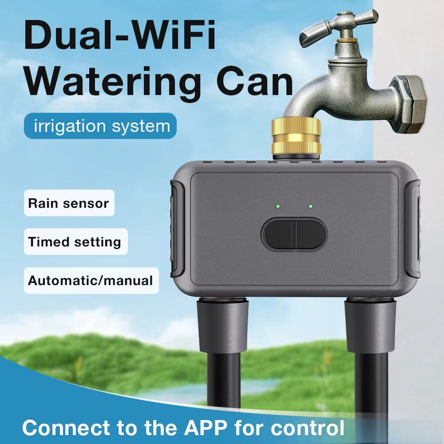 Tuya Smart WIFI Automatisches Bewässerungssystem mit Wasser-Timer und App-Steuerung, kompatibel mit Alexa und Google Assistant - Bild 2