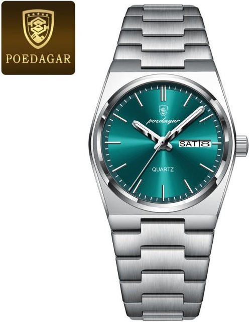 Mai Koo Armbanduhr Quarz, Doppelkalender, blau, Herren - Bild 1