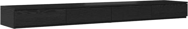 vidaXL Bettschubladen in Schwarz Eichen-Optik, B/T/H: 180 x 36,5 x 16,5 cm - Bild 1