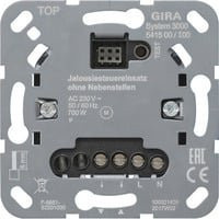 Gira Jalousiesteuereinsatz Typ 541500 ohne Nebenstelleneingang für Unterputzmontage, 230 Volt, Farbe Grau - Bild 1