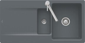 Villeroy & Boch Spüle Siluet 60 R Spülbecken aus Keramik in Black, Breite: 60 cm - Bild 1