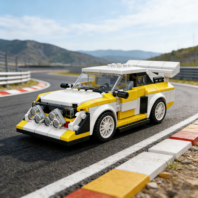Doubuilt 3D Rennwagen-Modell, Baukasten, Set - Bild 1