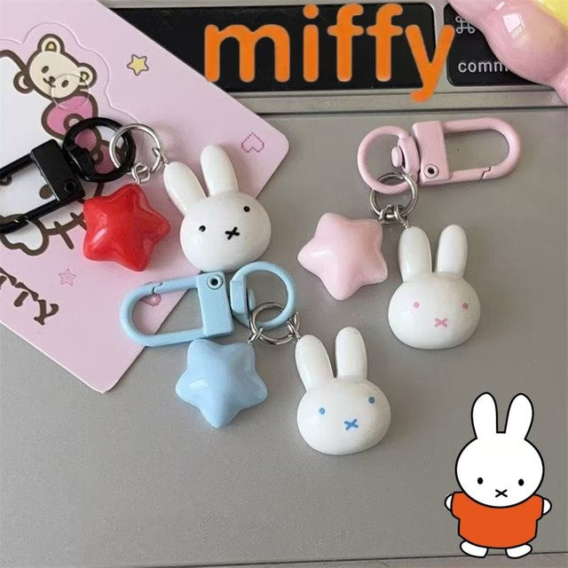 Miffy Anhänger, Kaninchen, Stern-Schlüsselanhänger - Bild 1