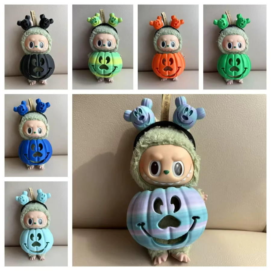 Hot Toys Labubu Halloween-Kürbis Baby-Kleidungsset, Plüsch / Textil, Bunt / Mehrfarbig - Bild 2
