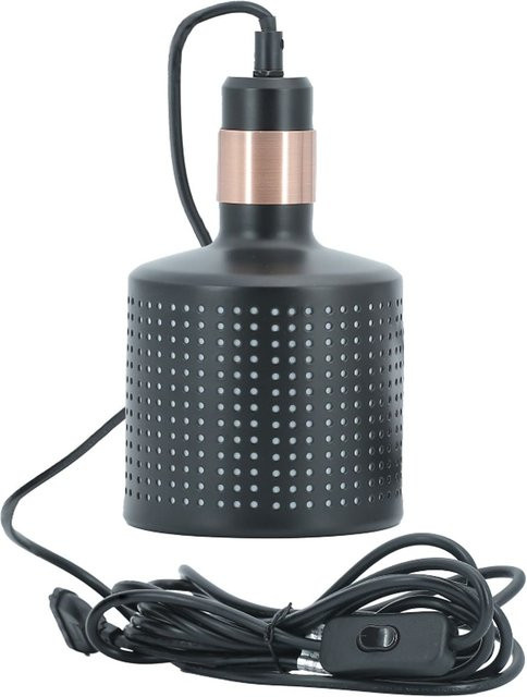 Venso EcoSolutions VEGA E27 Lampenschirm aus Metall in Schwarz für Pflanzenlampen und LED Zimmerpflanzen - Bild 1