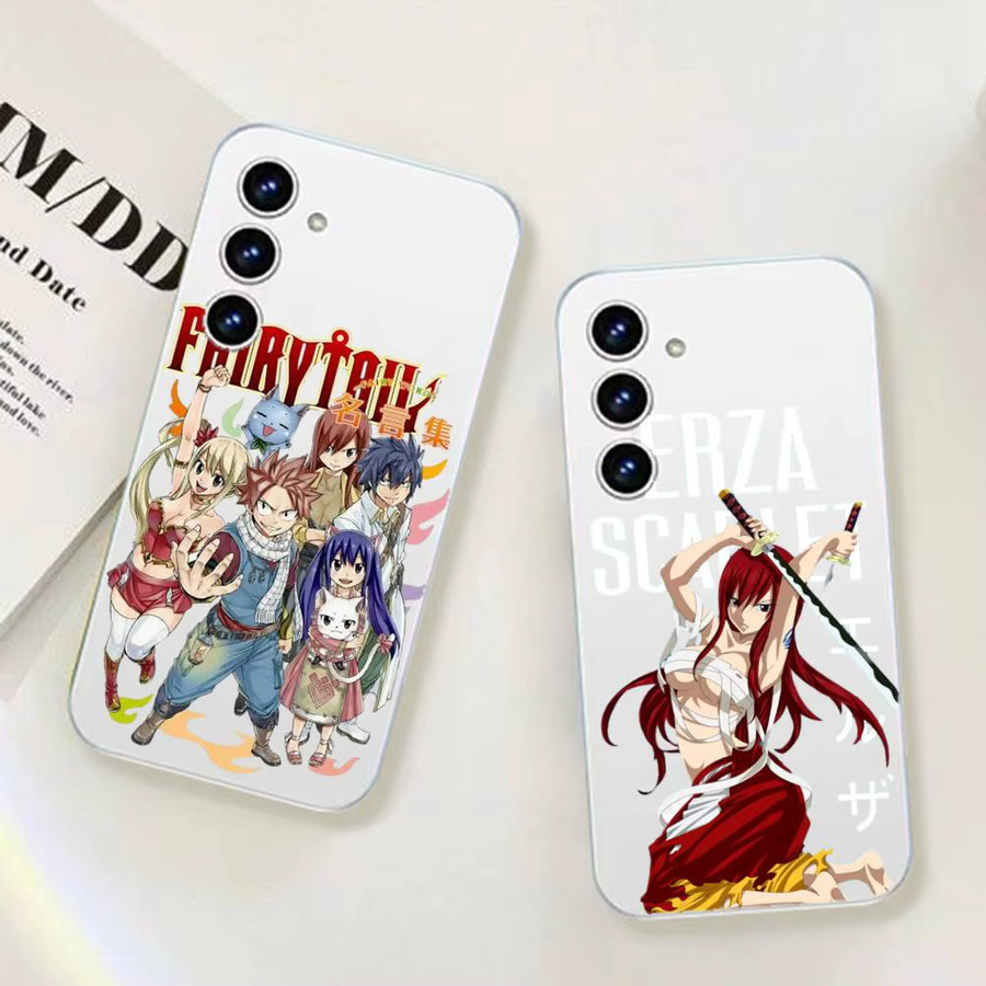 Anime Fairy Tail Handyhülle für Samsung Galaxy S21 S22 S23 S24 S25 Ultra FE Plus 5G A52S Transparent - Bild 2