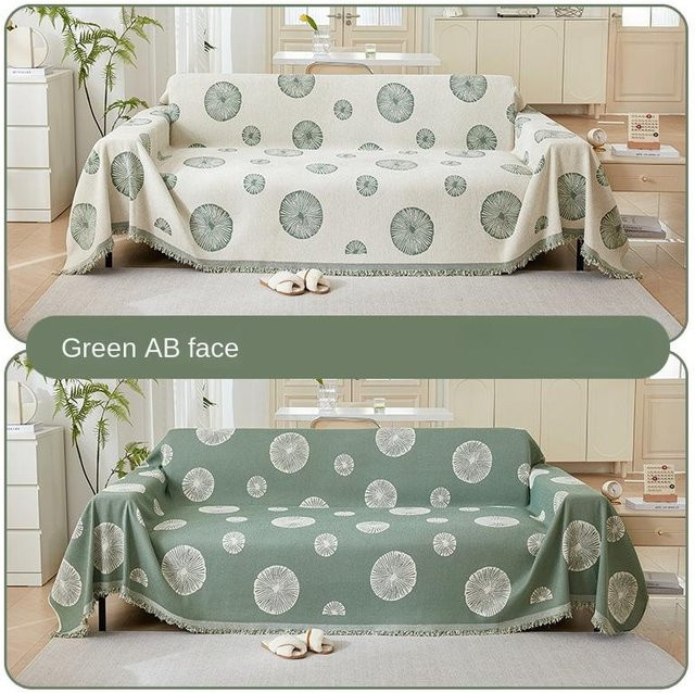 Nordisches Sofa-Handtuch Super Six Chenille Sofaüberwurf in verschiedenen Farben, Breite: 180 cm, Tiefe: 130 cm - Bild 1