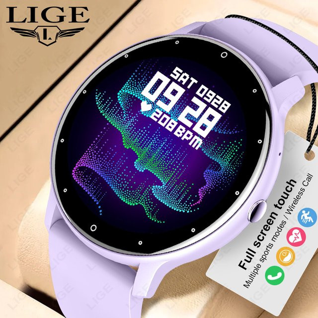 LIGE Smartwatch mit Bluetooth-Anruffunktion und IP67 Wasserdichtigkeit für Sport und Fitness, kompatibel mit Android und iOS - Bild 1
