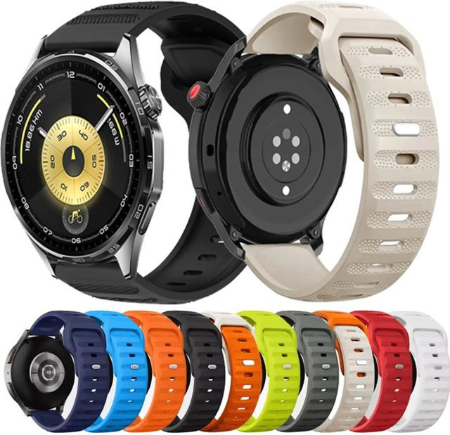 Silikonarmband, 22/20 mm, Unisex - Bild 1