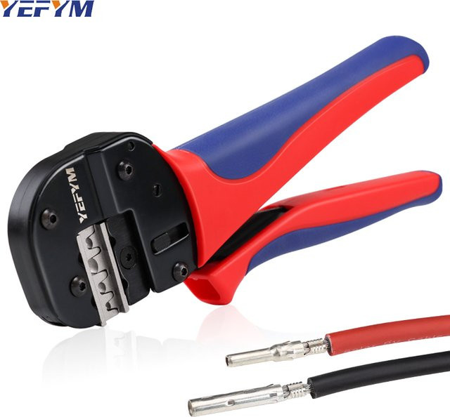 YEFYM Solar Crimpen Werkzeug YFP-2546BS Ratsche Zange für MC2,5/4/6/10mm2 (20-7AWG) PV Stecker Kabel Vertikale Crimper - Bild 1