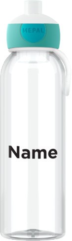 Mepal Wasserflasche Pop-up transparent mit individuellem Namen - Bild 1