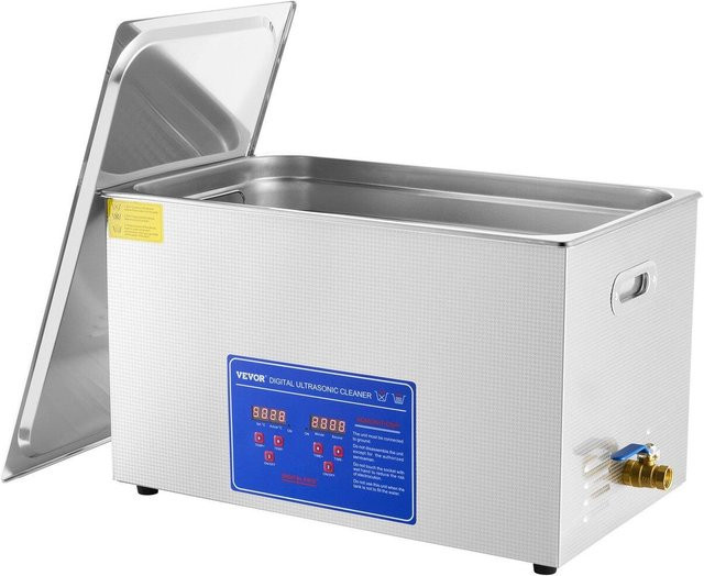 Buying Solutions MB Ultraschallreiniger aus Edelstahl mit digitalem Heiztimer für Schmuck, Silber, 30 l - Bild 1