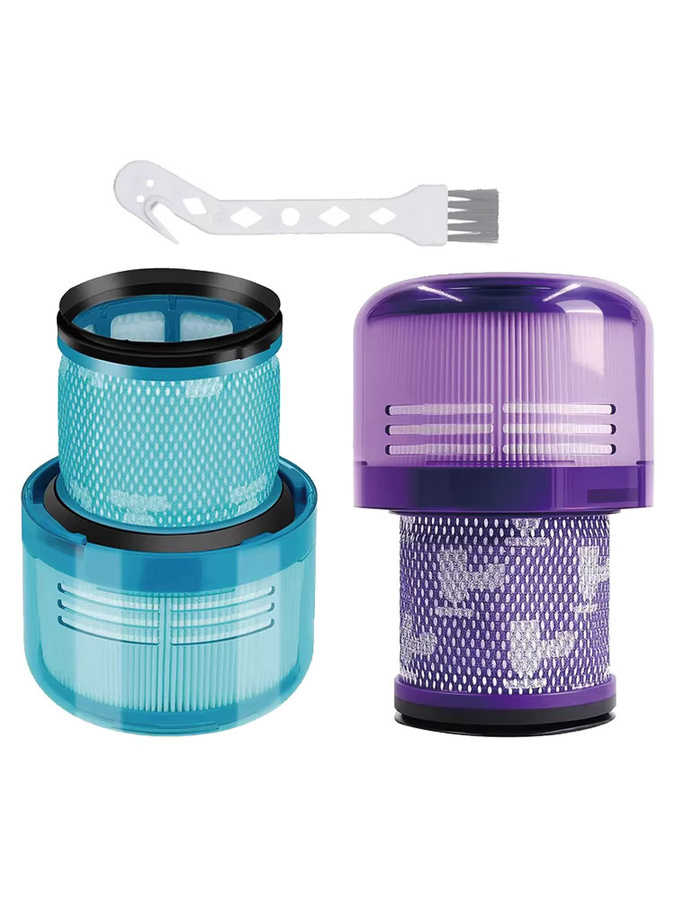 Dyson HEPA-Filter Ersatzteile für V11 und V15 Staubsauger, waschbar und wiederverwendbar, Farbe: Blau - Bild 5