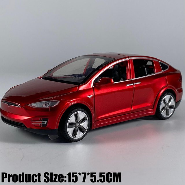 Linyi toy car X AWD Luxus-SUV, Modellauto, 1:32, Metall, Rot - Bild 1