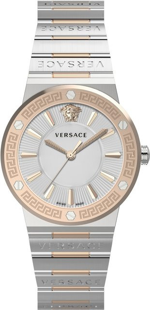 Versace Damenuhr, Quarz, Edelstahl, Silber, 38 mm, 5 ATM - Bild 1