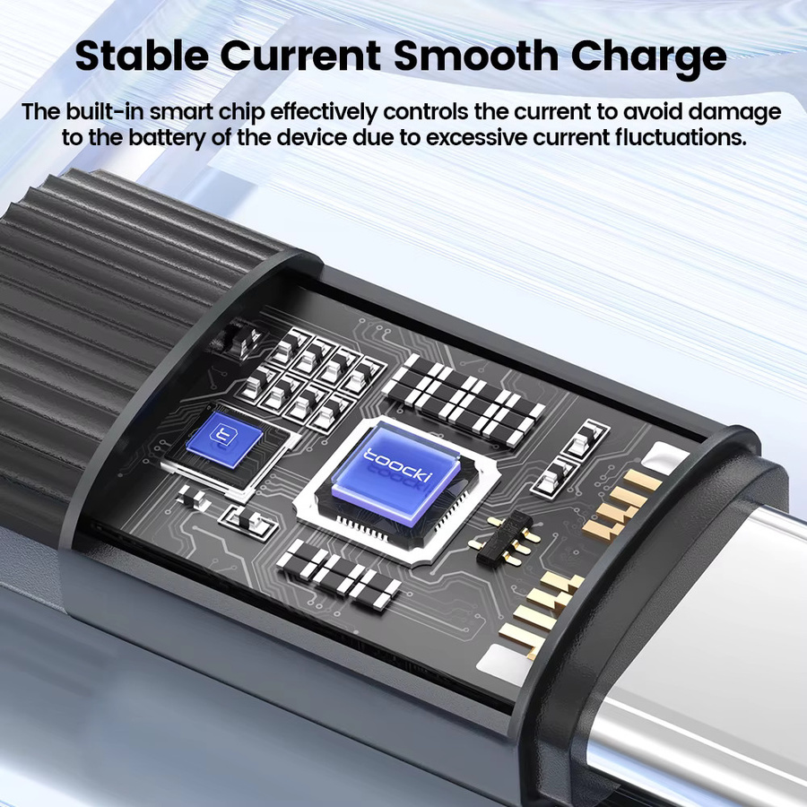 Toocki USB-A auf USB-C Kabel mit QC 3.0 Schnellladefunktion für Samsung, Xiaomi und Huawei - Bild 4