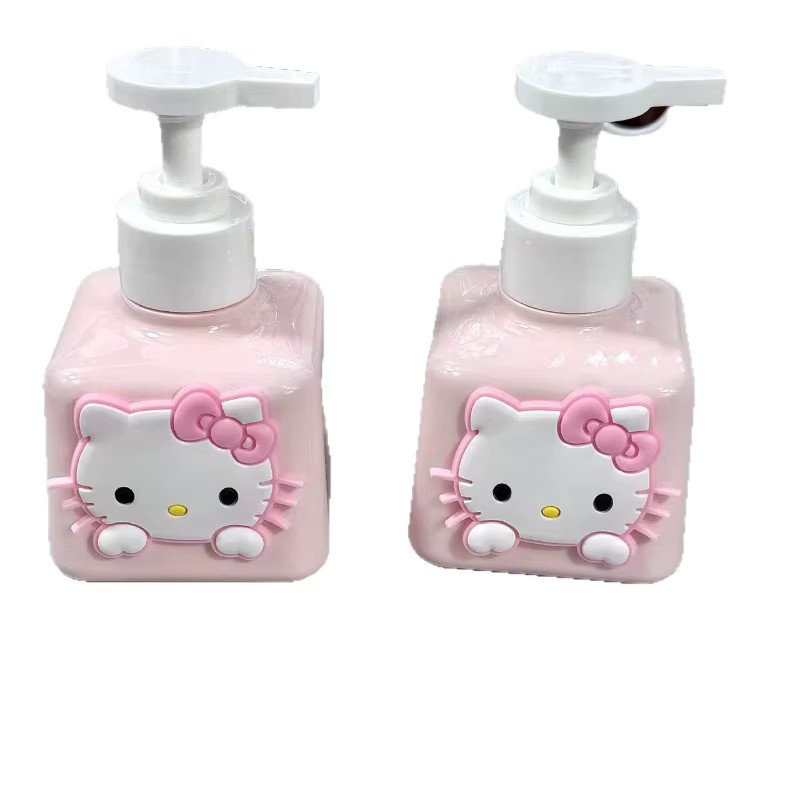 Hello Kitty Spenderflasche mit Pumpe in Pink aus Kunststoff für Duschgel, Lotion oder Flüssigseife - Bild 2
