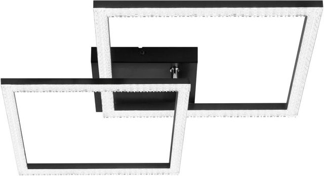 NETTLIFE LED Deckenleuchte aus Metall in Schwarz, Durchmesser: 47 cm - Bild 1