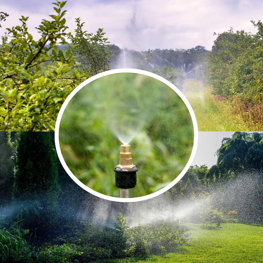 Einstellbare Bewässerungsdüse mit G1/2'' Außengewinde für Garten und Sprinkler als Sprühkopf oder Nebeldüse - Bild 3