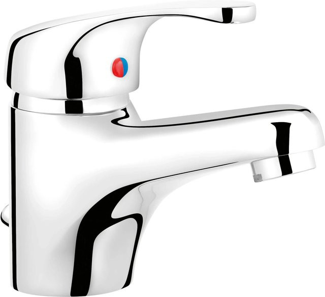baliv Waschtischarmatur WT-5090 Einhebelmischer mit Pop-up-Abfluss in Chrom - Bild 1
