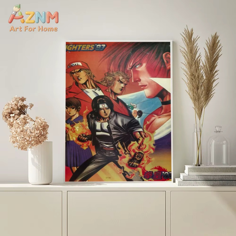 Kayou The King Of Fighters Arcade-Spiele Poster Wandkunst in Mehrfarbig - Bild 4