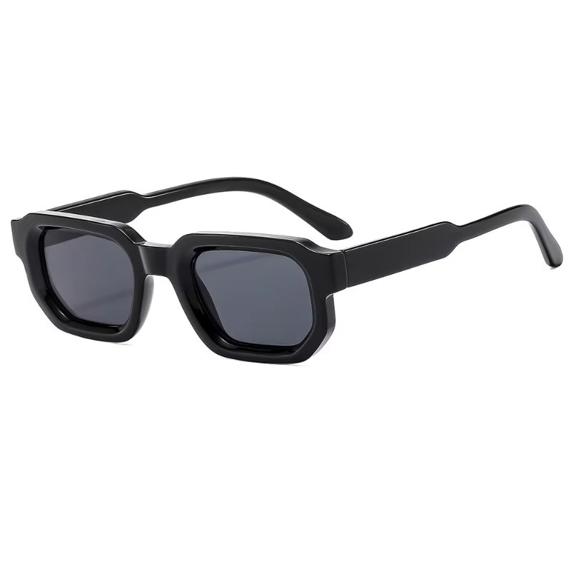 BMAD Unisex Boxbrille, Vollrand, square, Kunststoff, schwarz - Bild 2