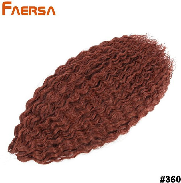 Faersa Hair Ariel Curl Haarverlängerung, Synthetisch, Ombre Blonde, 30 Inch - Bild 1