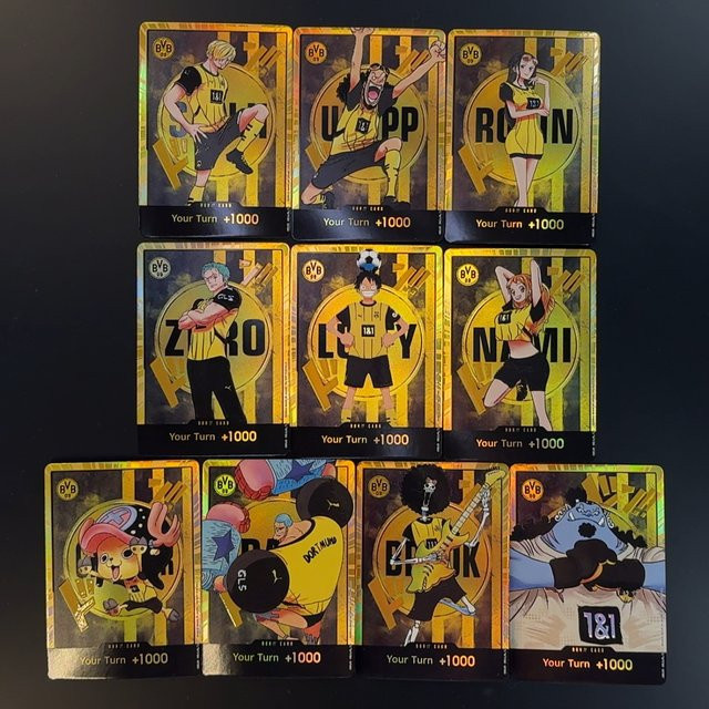Bandai One Piece Sammelkarten, 10-teiliges Set, Englisch, Holografisch - Bild 1