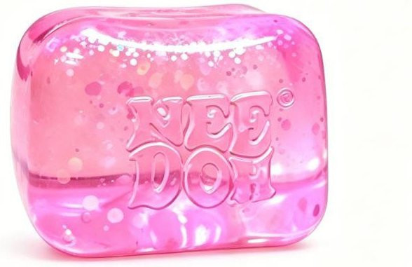 Needoh Glitzerwürfel Knetspielzeug, pink - Bild 1