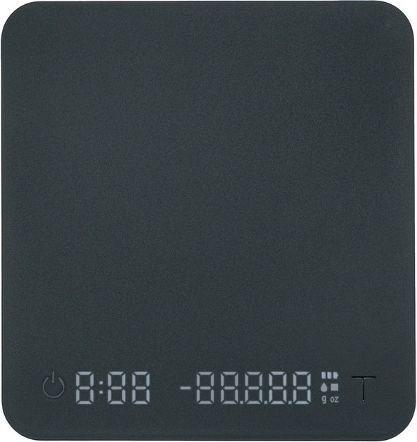 Wilfa Uni Mini KS3B-1100 Präzisionswaage in Schwarz mit Digitalanzeige und Timer, wiederaufladbar - Bild 1
