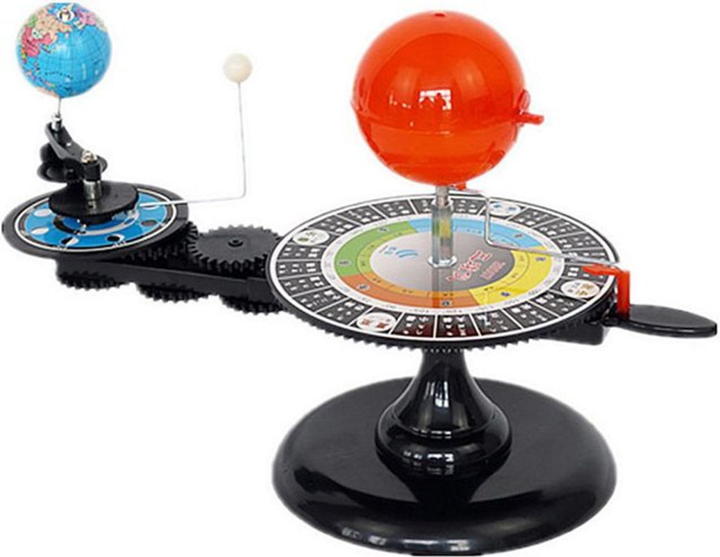 Koogeelife DIY Sonnensystem Modell Globus Erde Mond Orbital Planetarium Pädagogisches Lehrmittel aus Kunststoff, mehrfarbig - Bild 1
