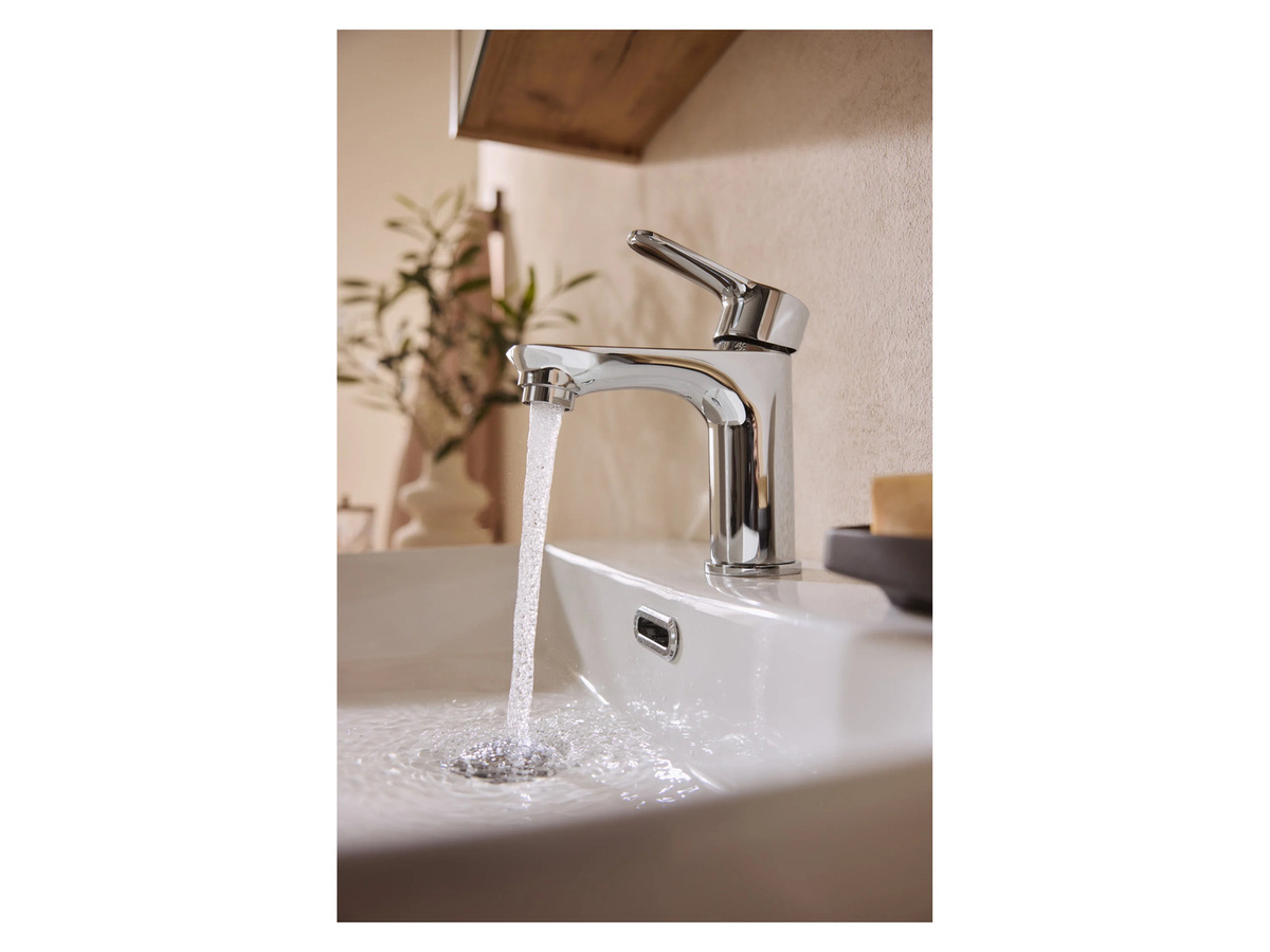 LIVARNO Einhebel-Armatur in Chrom für Küche oder Bad mit schwenkbarem Auslauf und wassersparender Funktion - Bild 3