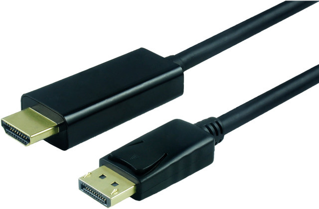 Roline Videokabel DisplayPort auf HDMI Schwarz 2 m - Bild 1