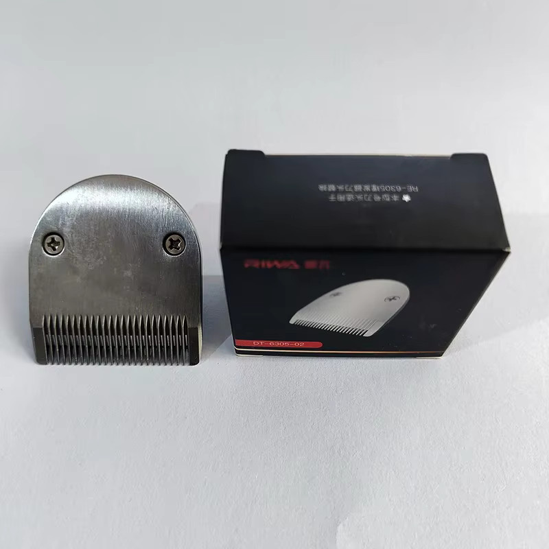 HAOYUNMA Klingenersatz für Haarschneidemaschine RIWA RE-6305, Stahlschneidkopf und Stromkabel, Silber - Bild 3