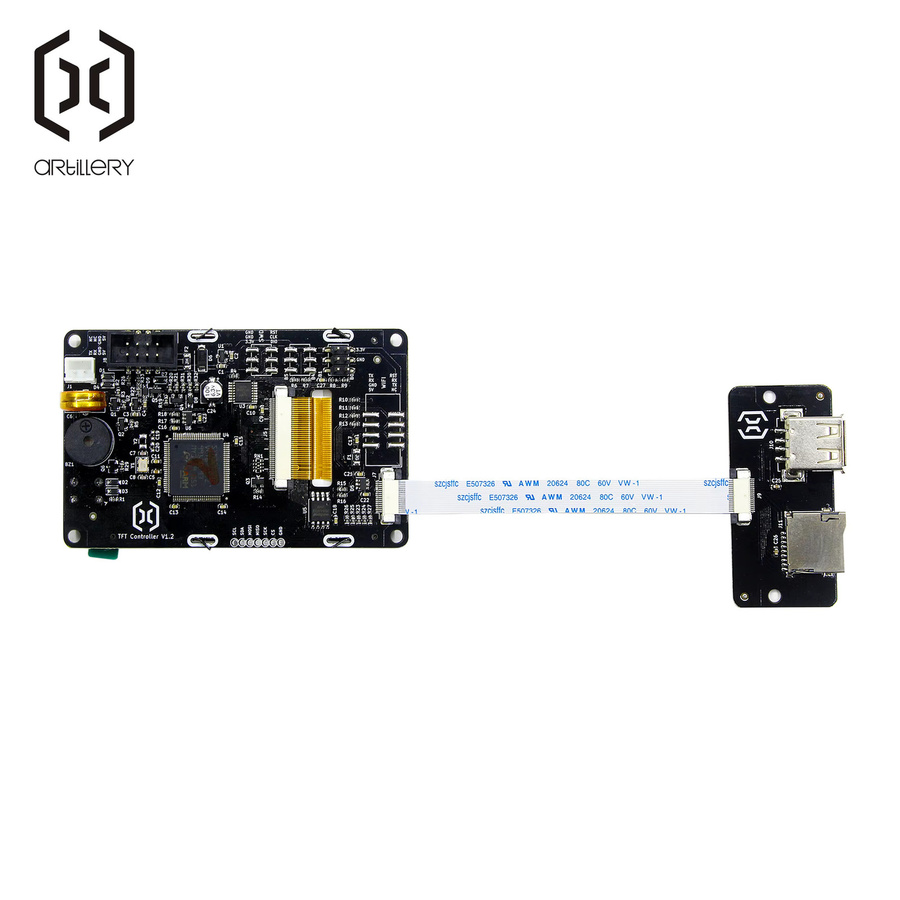 Artillery Sidewinder X2 und Genius Pro Ersatzteil-Set mit LCD-Bildschirm und TFT-Board in Schwarz für FDM 3D-Drucker - Bild 2