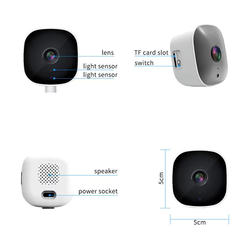 Lenovo WLAN Sicherheitskamera für die Fenstermontage in Weiß mit Nachtsicht und Smartphone-Fernüberwachung - Bild 2