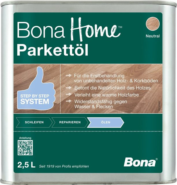 Bona Home Parkett-Öl Neutral Transparent 2,5 l - Bild 1