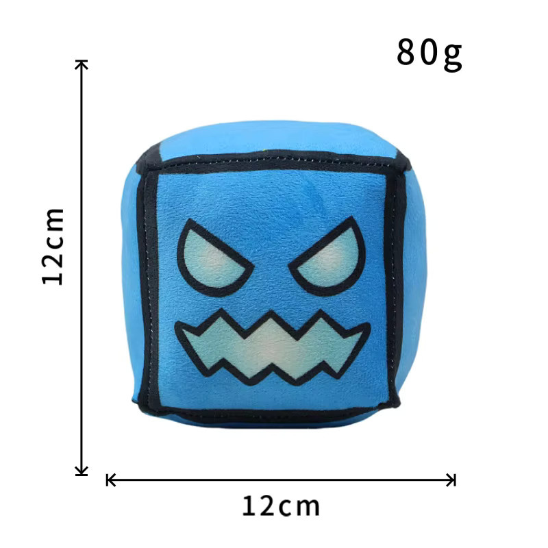Bandai Geometry Dash Cube Plüsch, 12 cm, Bunt / Mehrfarbig - Bild 2