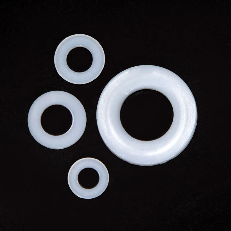 NexSync Nylon Unterlegscheiben Set Weiß, 500 Teile Flache Spacer und Dichtungen in den Größen M2 bis M10 - Bild 2