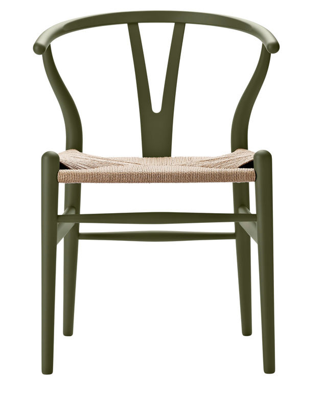 Carl Hansen & Søn CH24 Y Wishbone Stuhl aus Buchenholz in Grün - Bild 2
