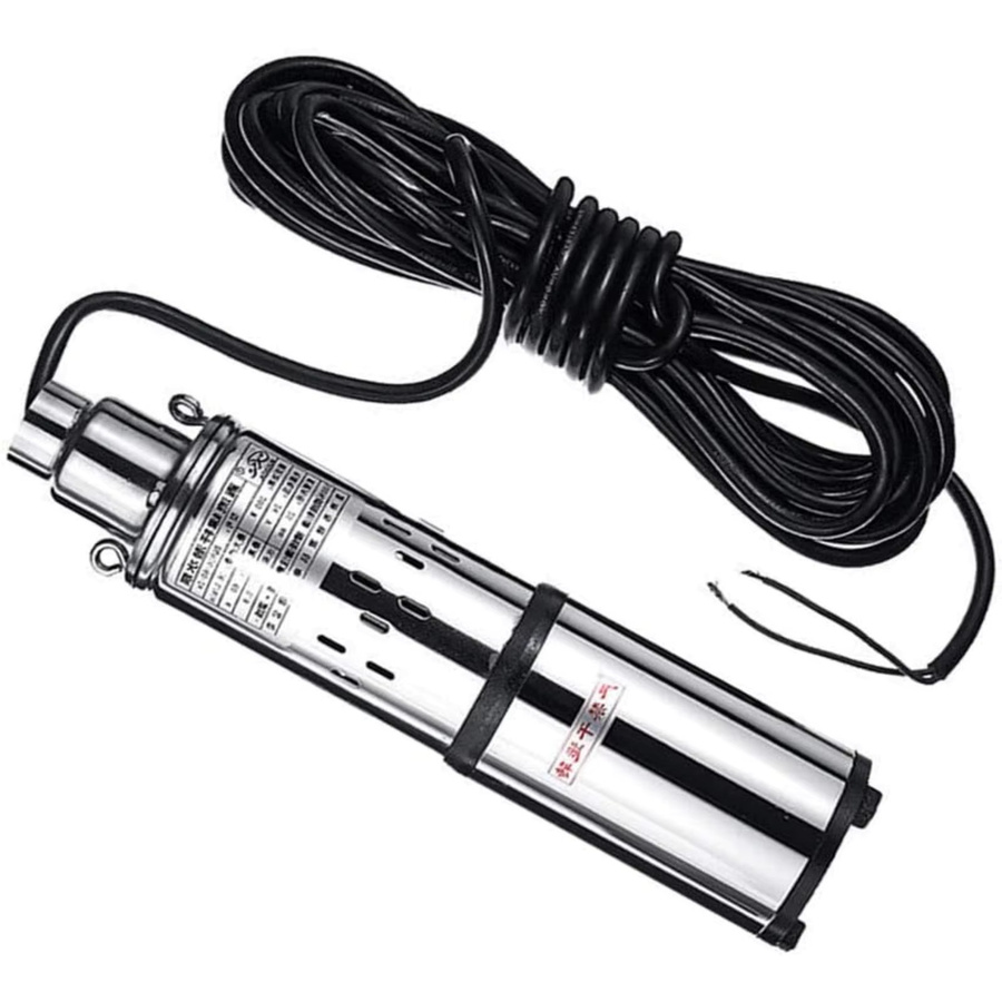 Bymaocar Solar-Tiefbohrpumpe aus Edelstahl in Silber, 200W Tiefpumpe mit 76mm Pumpendurchmesser, 16L/M Förderleistung und bis zu 30m Förderhöhe - Bild 3