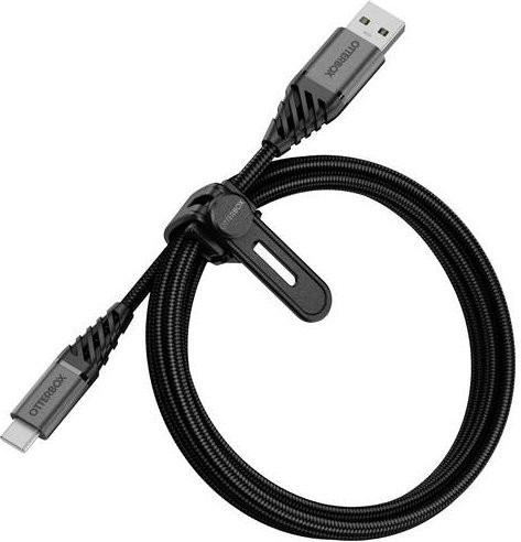 OtterBox USB-A auf USB-C Kabel in Schwarz, Länge: 1,00 m - Bild 1