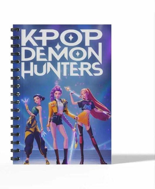 KPoP Dämonenjäger A6 Spiralblock Anime Notizbuch in Multicolour - Bild 1