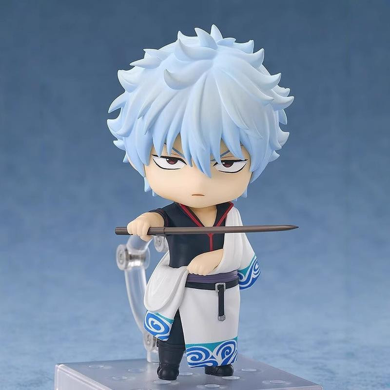 Yiran toy 1 Gintama Sakata Gintoki Kagura Shimura Shinpachi Actionfigur Chibi Face Swap - Bild 1