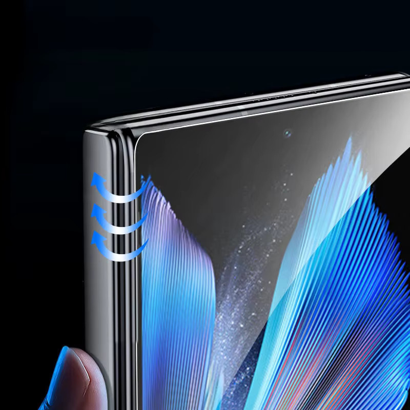 ACCKYJM 3D Displayschutzfolie aus gehärtetem Glas für vivo x fold 3 pro, transparente Vollabdeckung - Bild 3