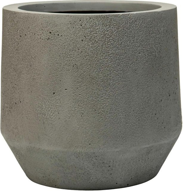 Vivanno Blumentopf Nexora aus Fiberglas in Grau, B/T/H: 31 x 31 x 28 cm - Bild 1